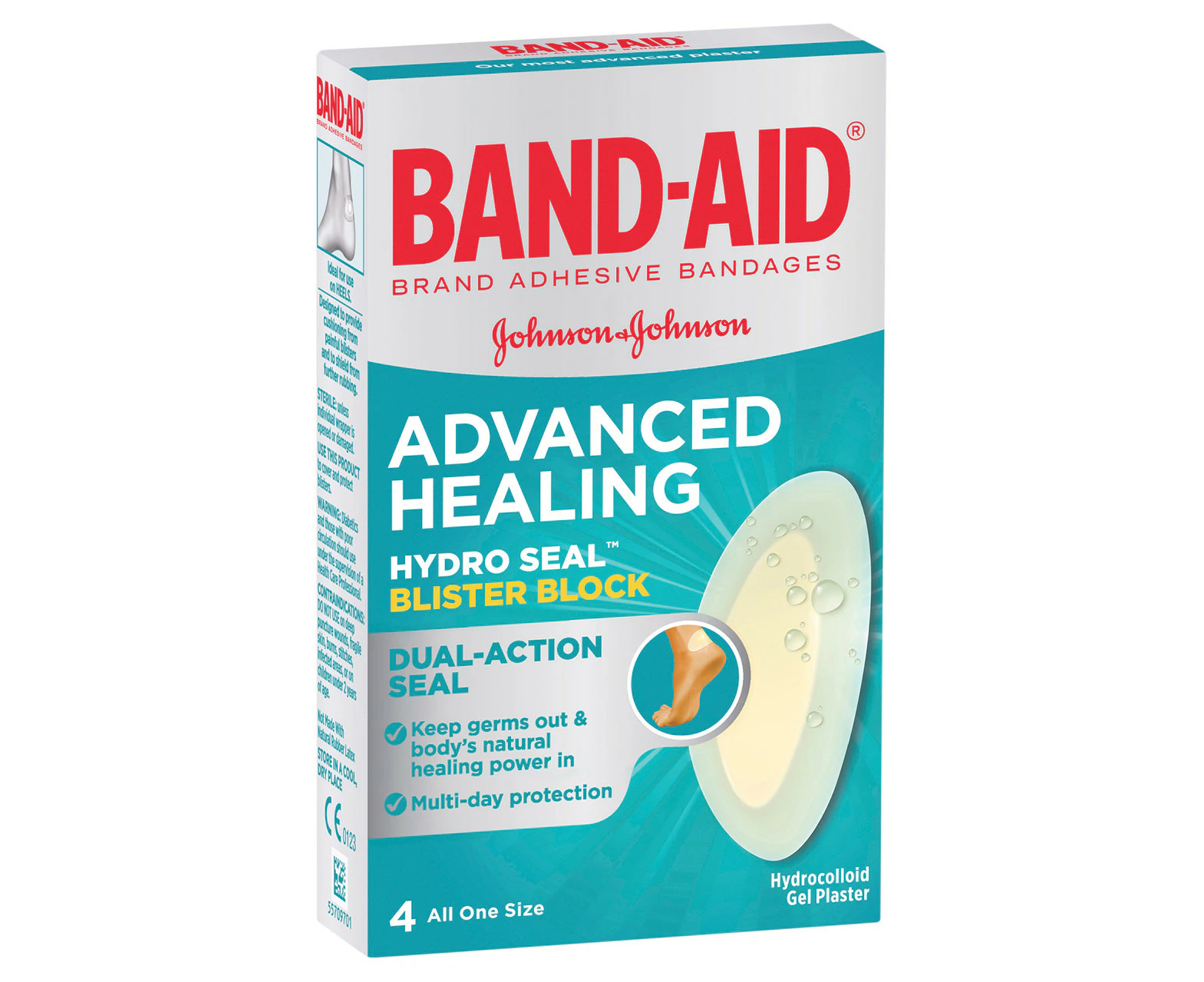 Band-Aid Advanced Healing Hydro Seal Blister Block 4 Pack