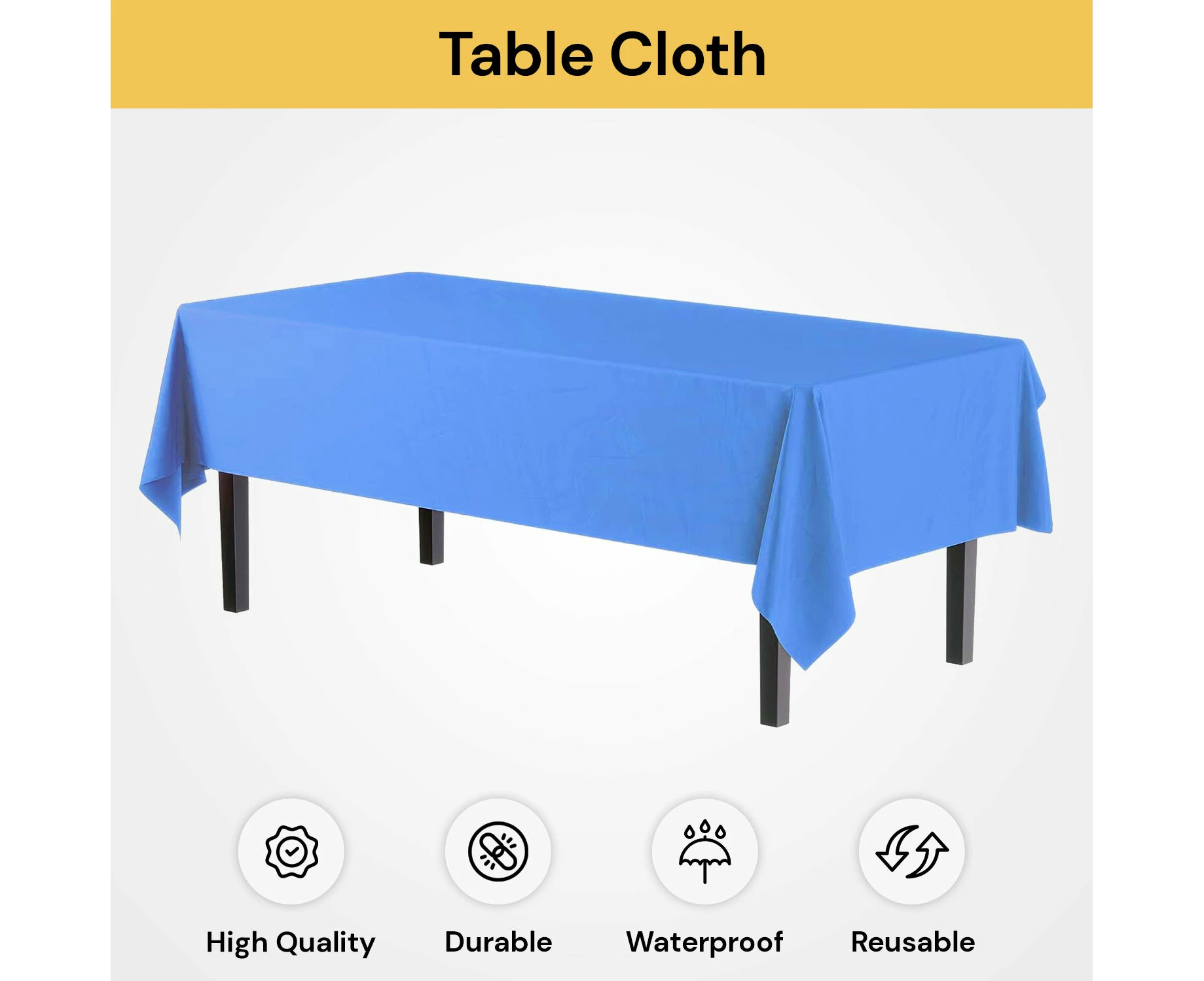 Heavy Duty Table Cloth - Blue