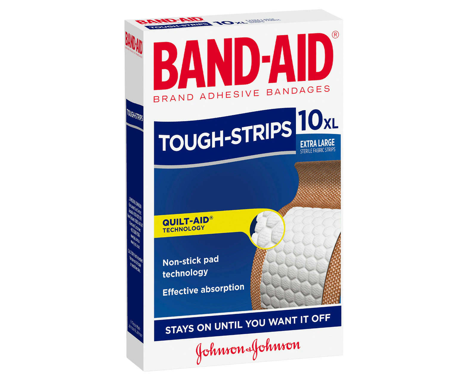 Band-Aid Tough Strips Extra Large Fabric 10 Pack