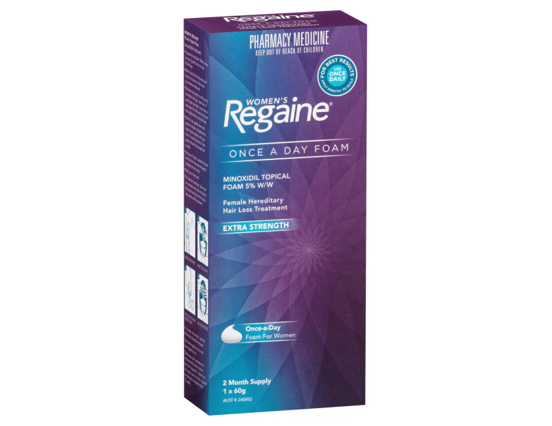 Regaine Women's Extra Strength Minoxidil Foam Hair Regrowth Treatment 60g