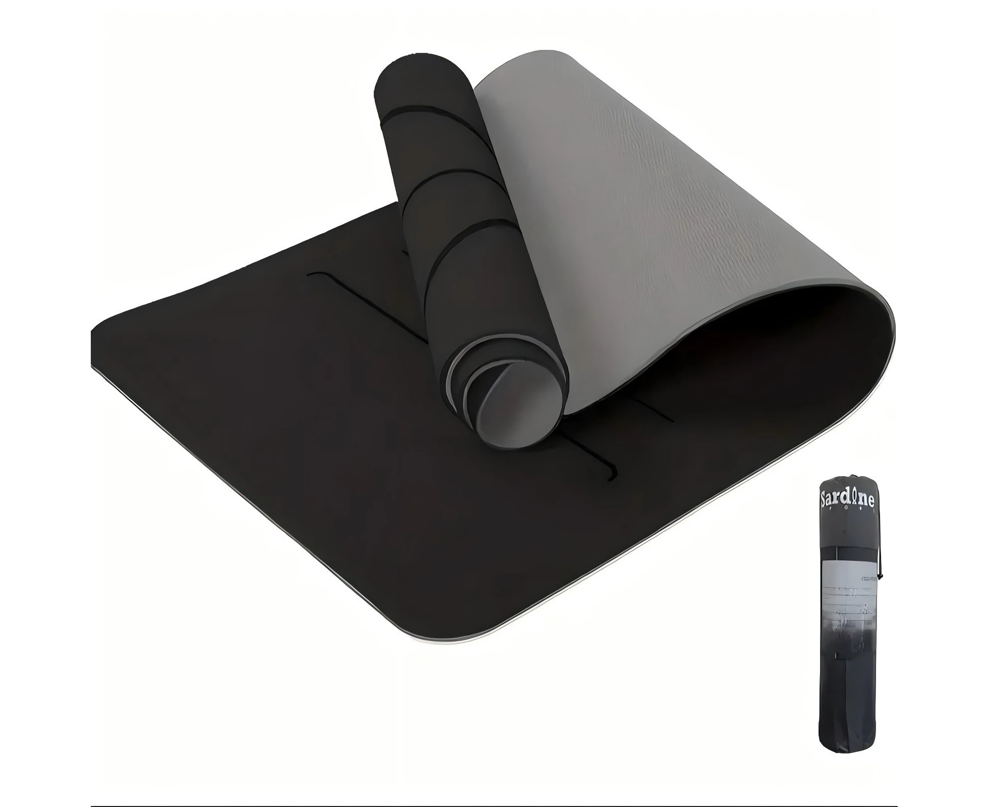 Sport TPE Yoga Mat, Exercise Workout Mats, Fitness Mat for Home Workout, Home Gym Extra Thick Large