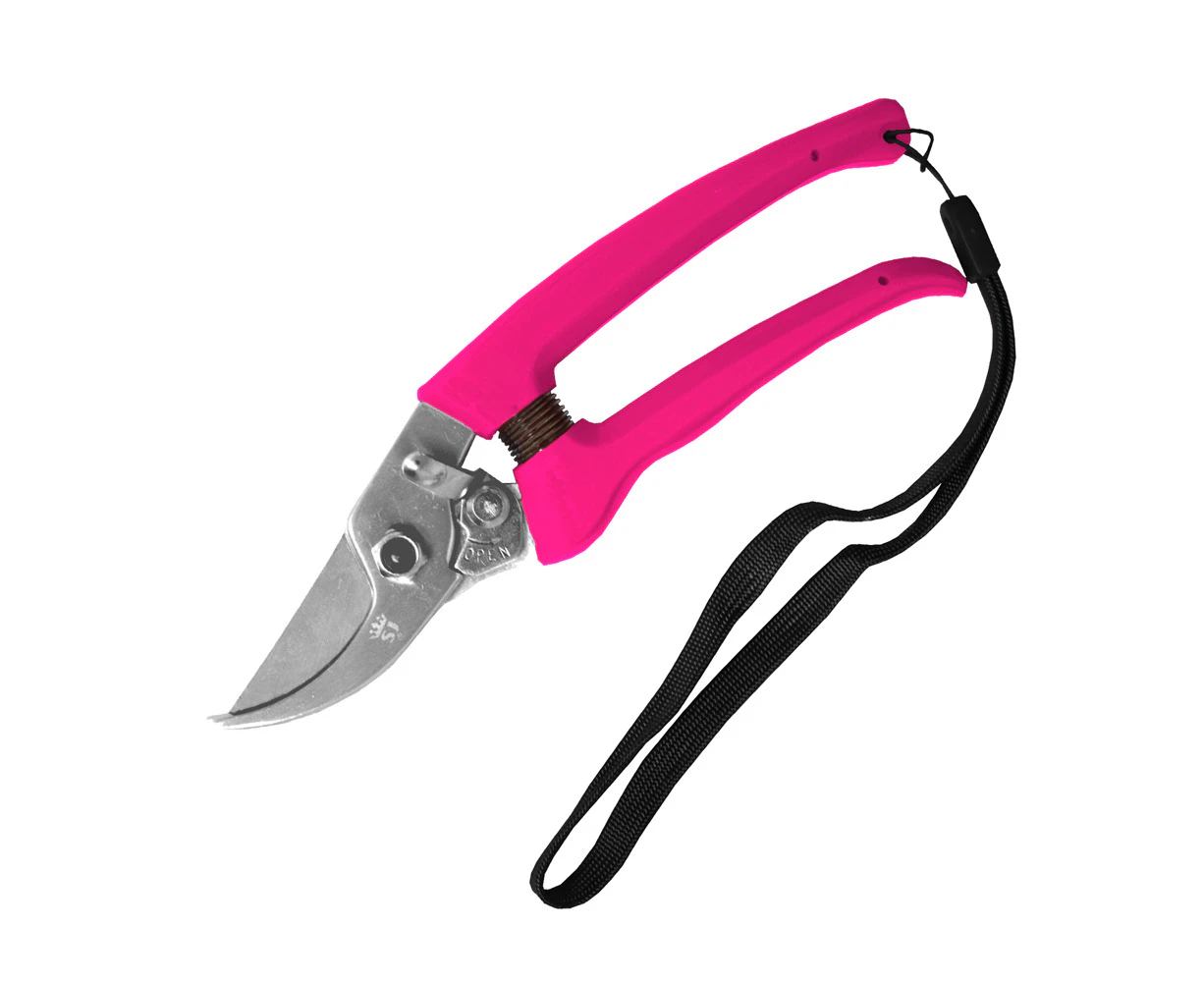 Spear & Jackson Colours Bypass Secateurs Hdpe Handle Garden Cutting Tool Pink