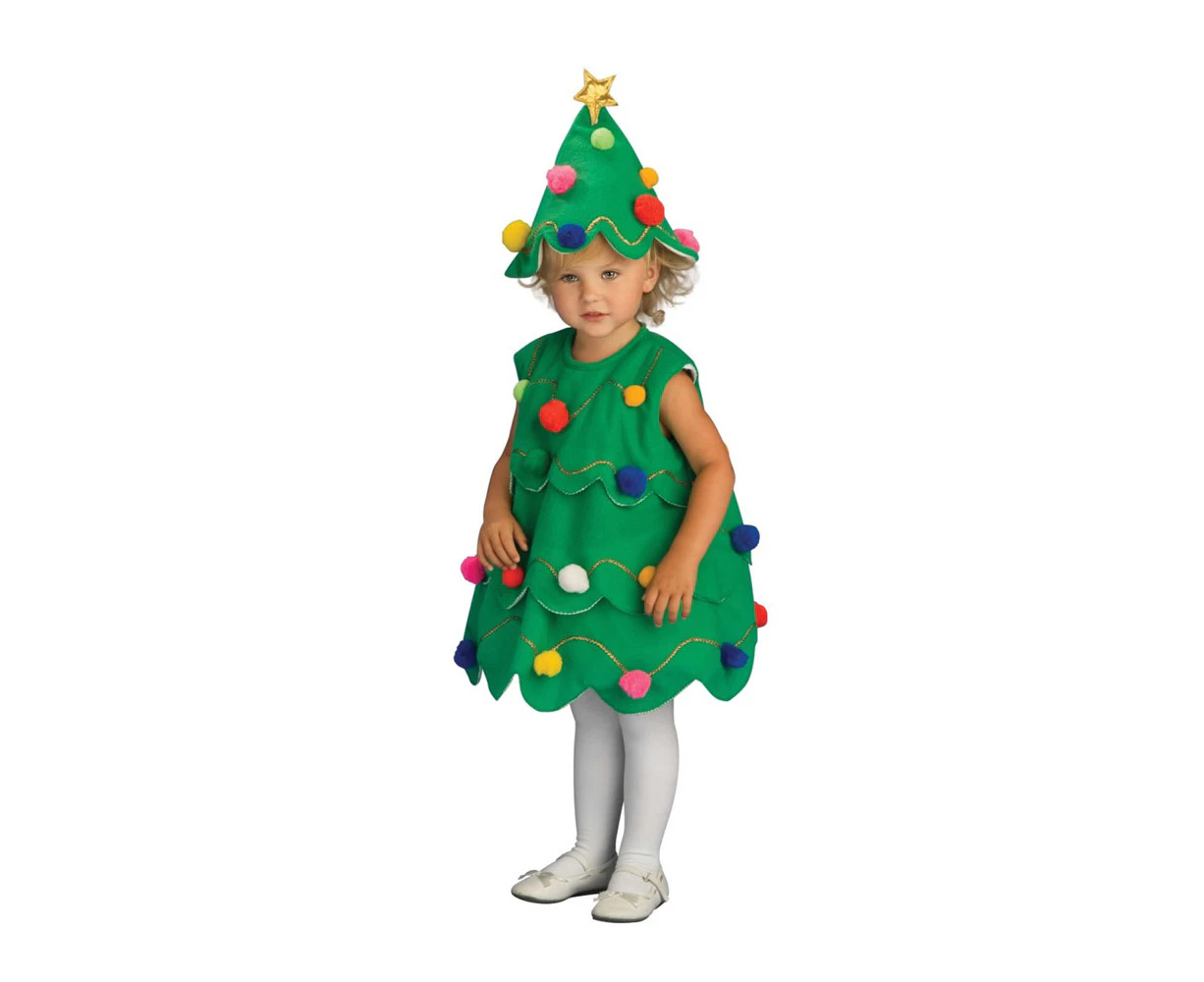 Rubies Little Christmas Tree Costume Dress Up Party/Halloween Outfit - Green