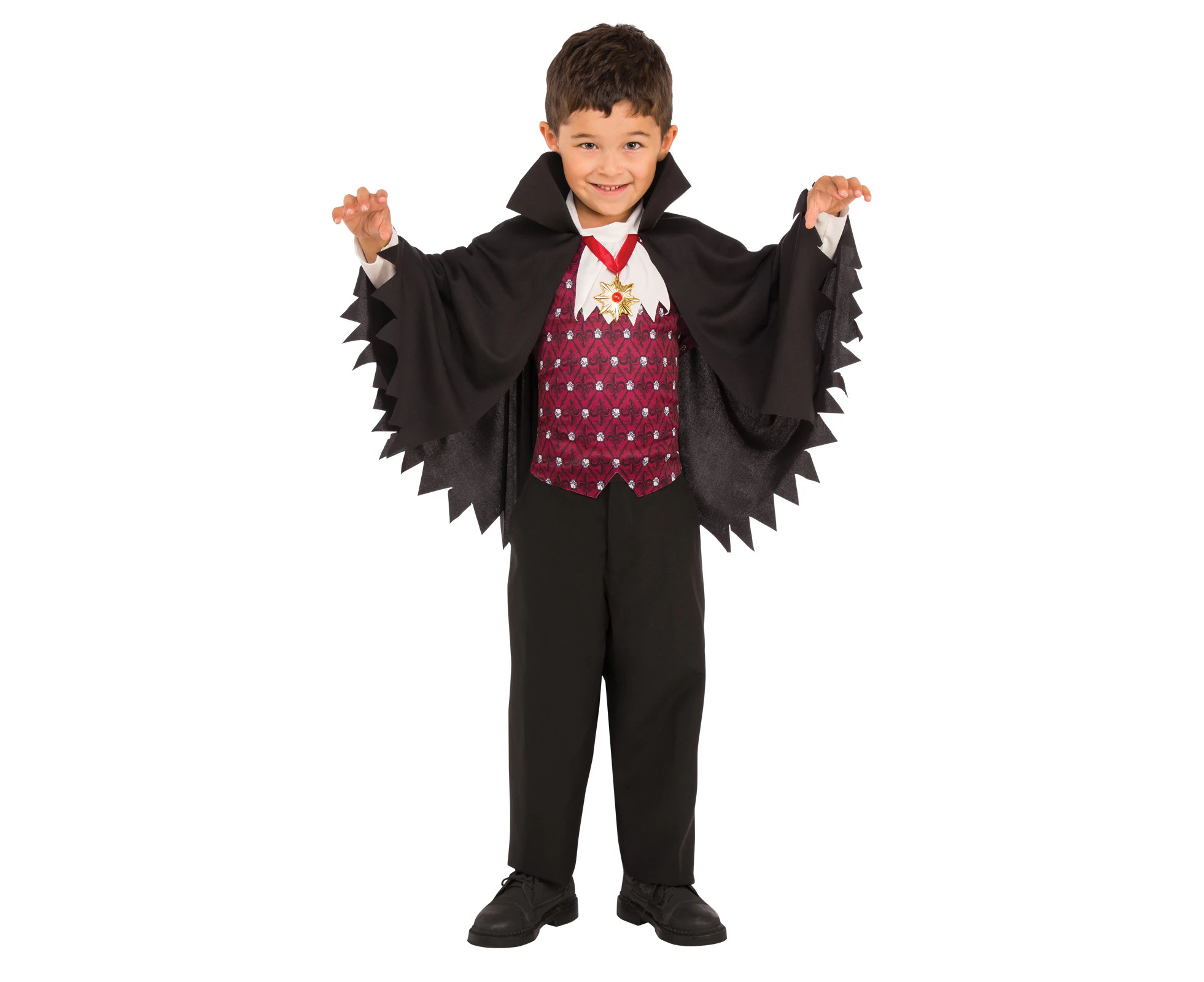 Rubies Little Vampire Boys Dress Up Halloween Party Costume Outfit - Black