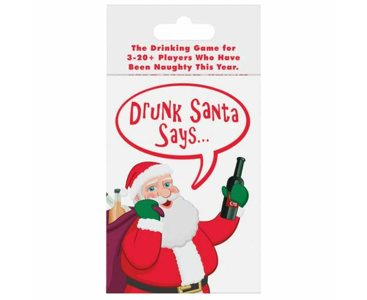 Introducing The Intimate Pleasures Drunk Santa Says Card Game The Ultimate Naughty Drinking Experience!