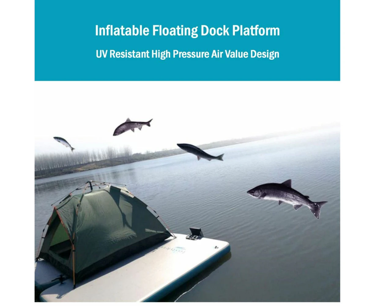 Inflatable Floating Fishing Dock Platform For  And Children - Standard Version