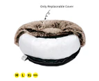 Pawz Replaceable Cover For Calming Bed Donut Nest Kennel M L XL XXL