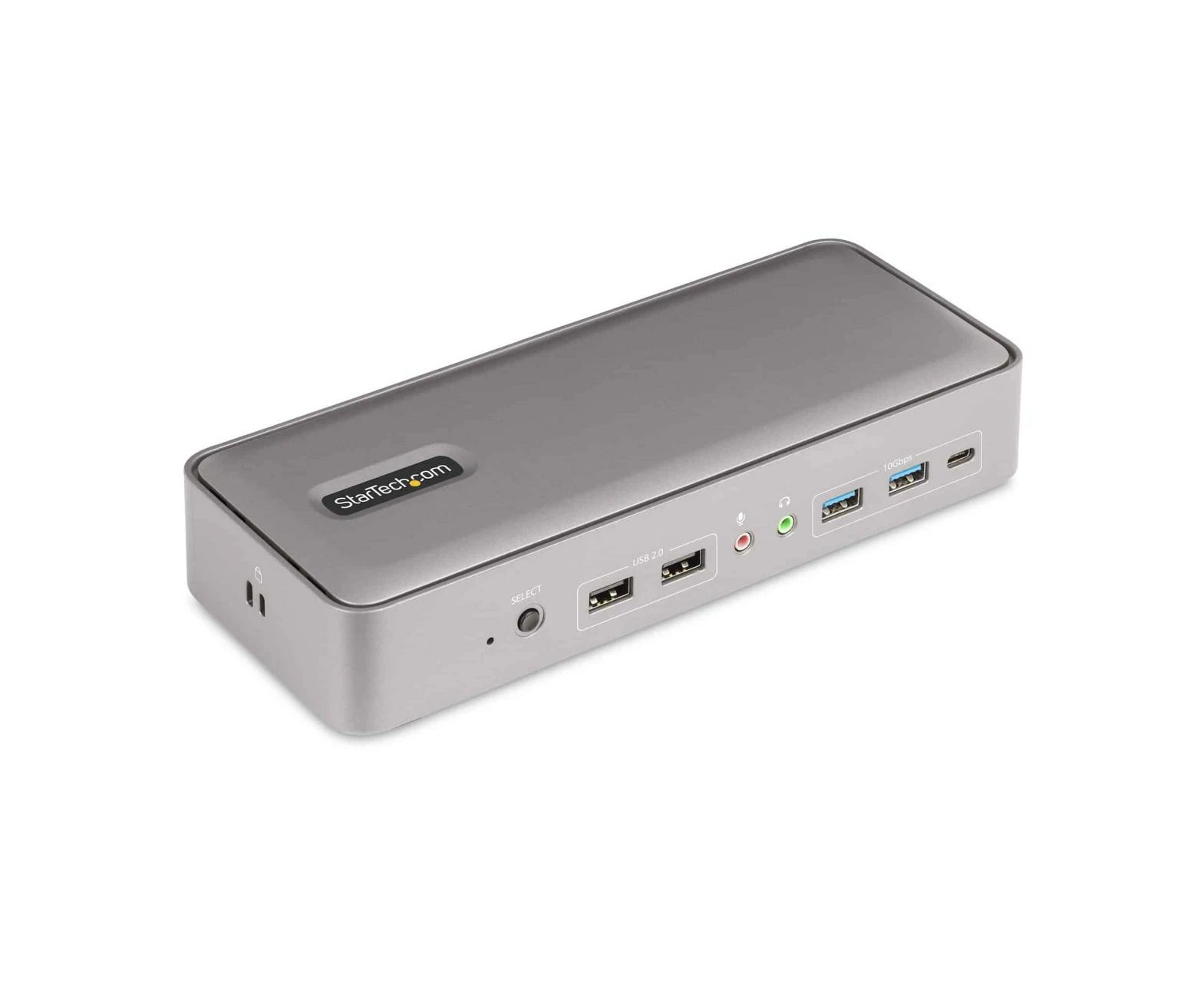 StarTech.com 129N-USBC-KVM-DOCK laptop dock/port replicator Wired USB 3.2 Gen 2 (3.1 Gen 2) Type-C Silver