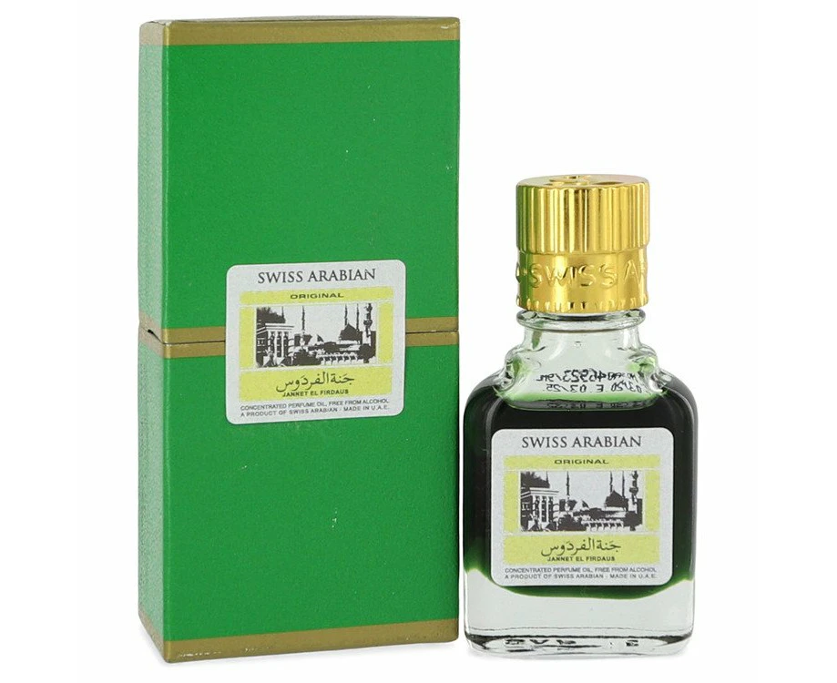 Jannet El Firdaus Concentrated Perfume Oil Free From Alcohol (Unisex Green Attar) By Swiss Arabian 9 ml