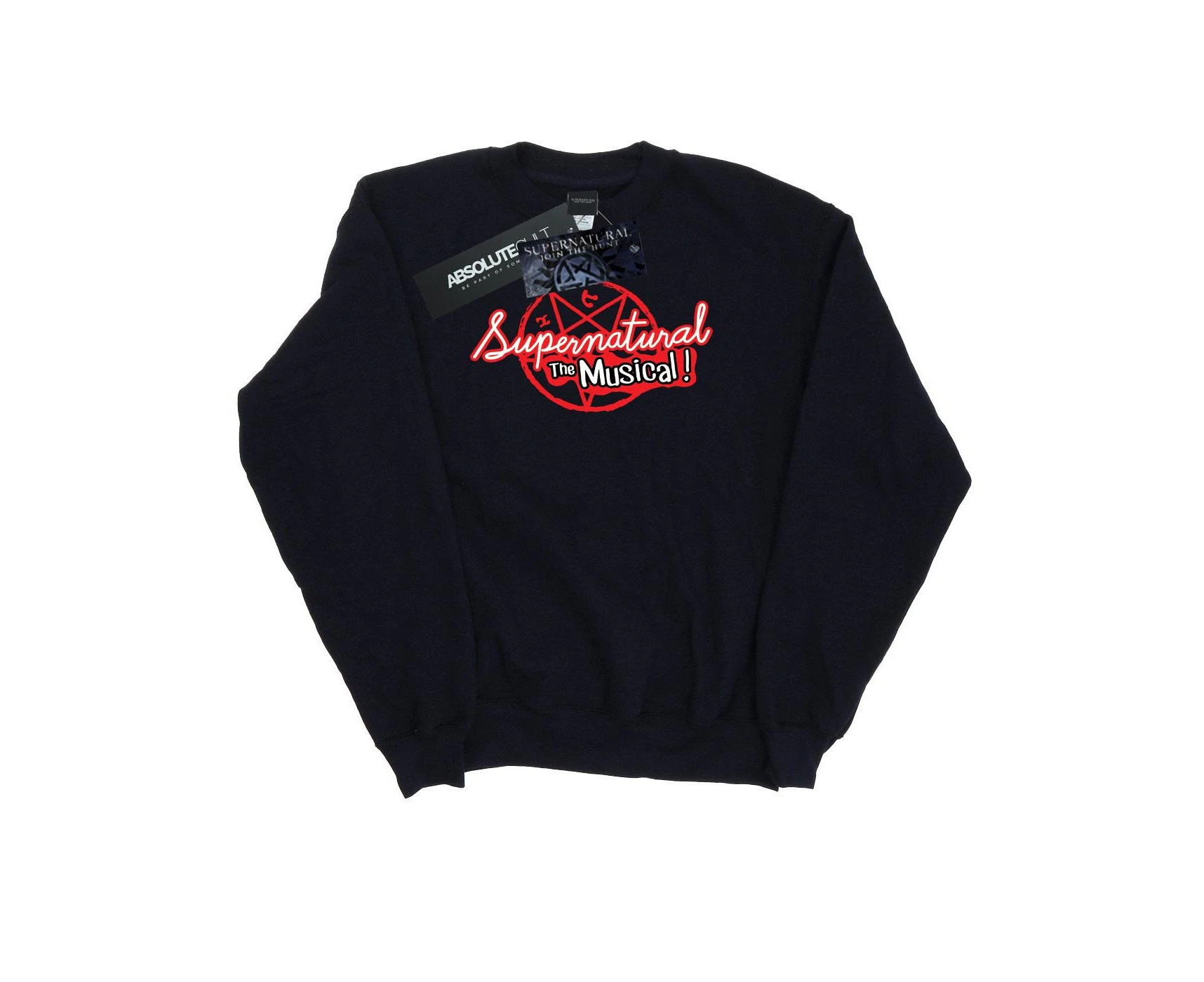 Supernatural Womens The Musical Sweatshirt (Black) - BI10503