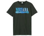 Amplified Unisex Adult Crayon Nevermind Nirvana T-Shirt (Charcoal) - GD1747