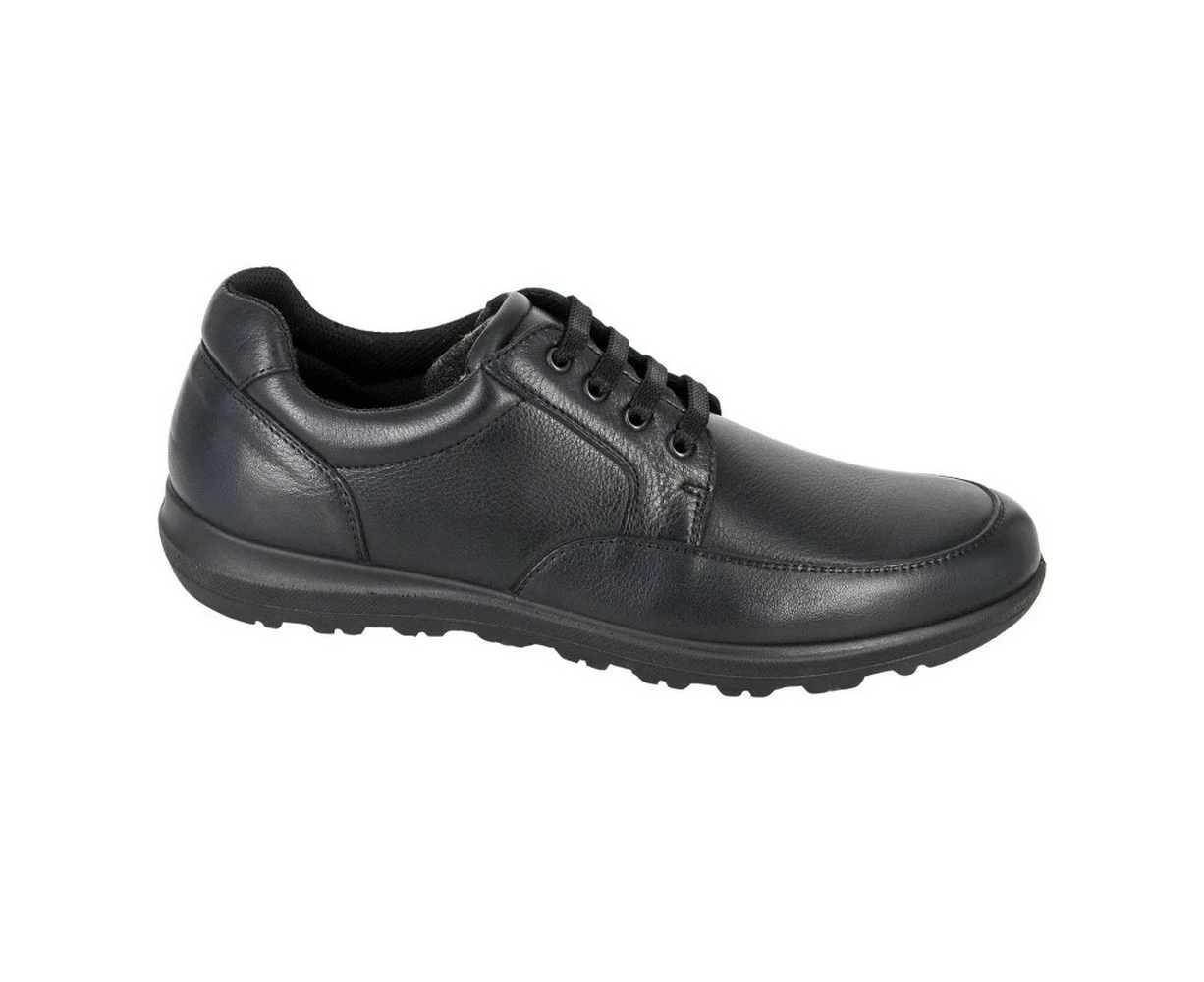 IMAC Mens Leather Shoes (Black) - DF2430