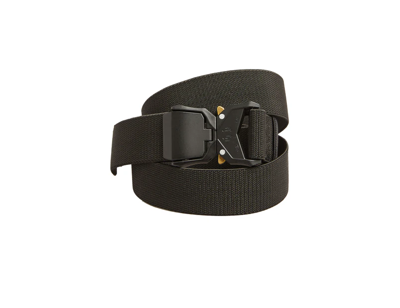 Duke Dale D555 Webbed Tactical Stretch Belt (Black) - DC511