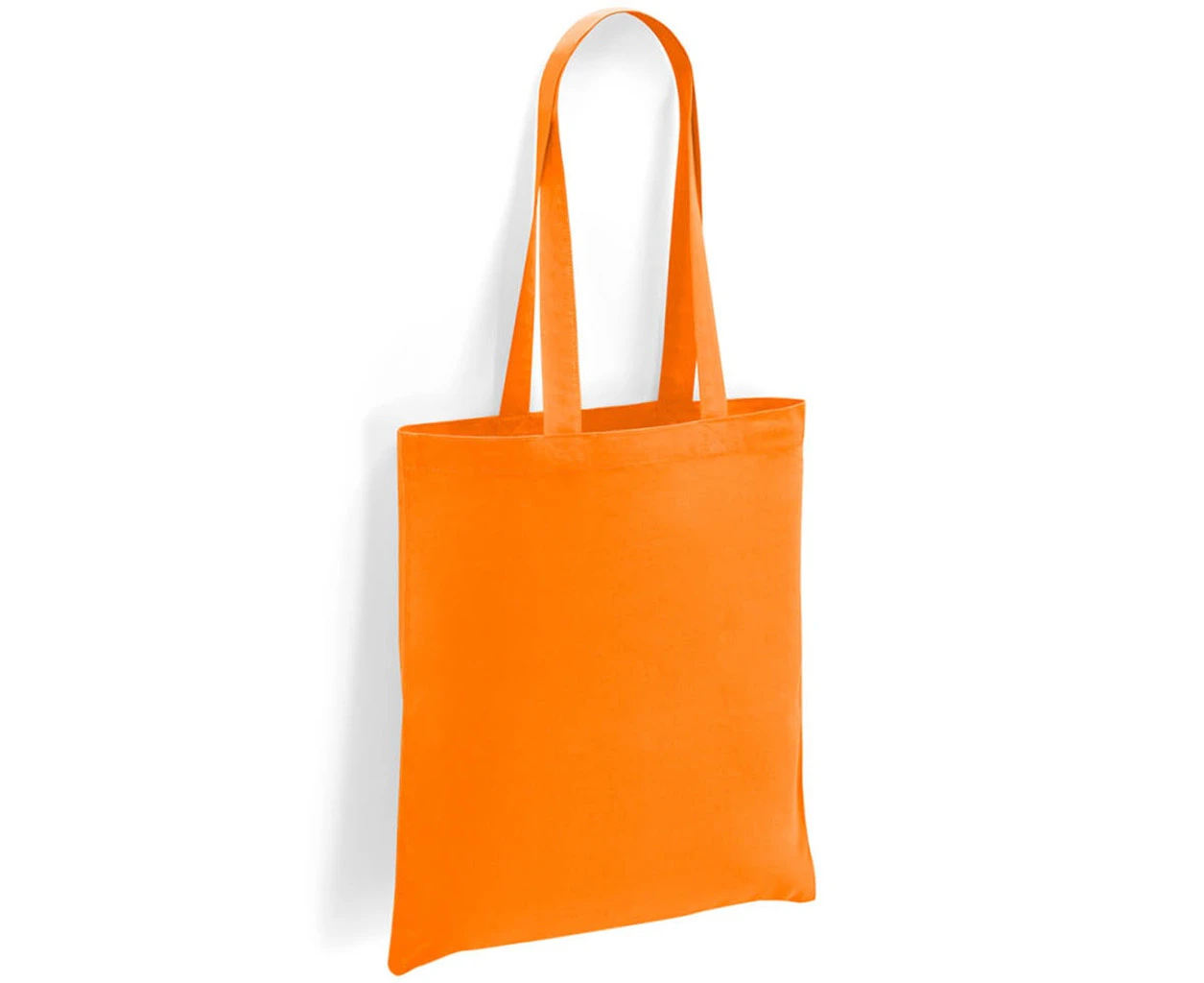 Brand Lab Cotton Long Handle 10L Tote Bag (Orange) - PC5050