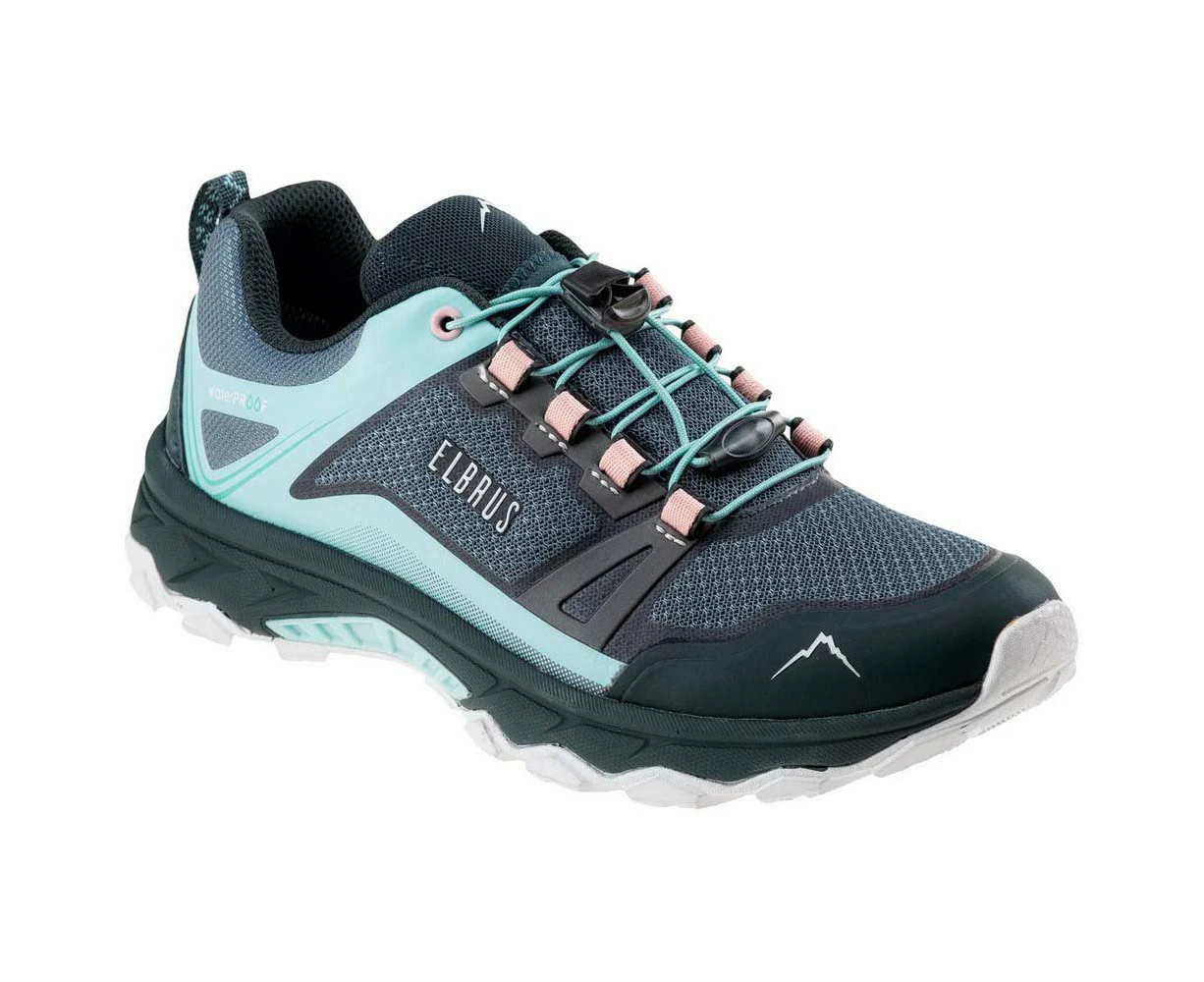 Elbrus Womens Ergides Waterproof Walking Shoes (Balsam Green/Green Gables/Coral Almond) - IG1648