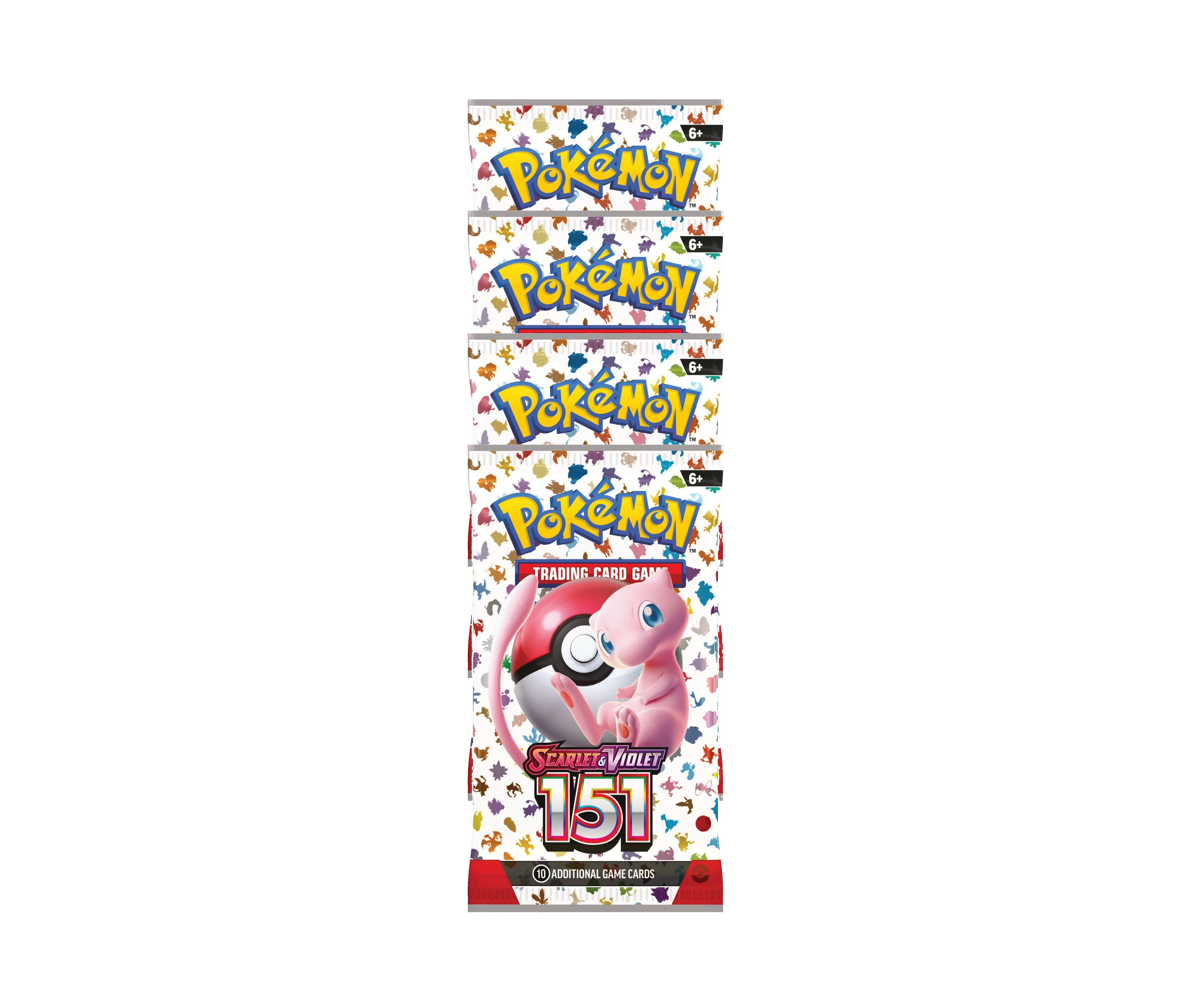 Pokemon Scarlet & Violet 151 Booster Packs X4