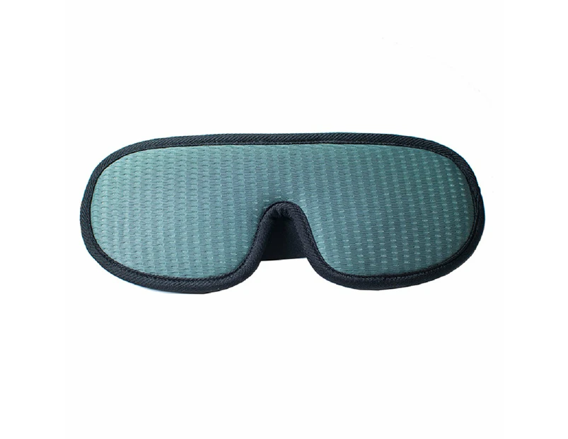 3D Sleeping Eye Mask And Lights Blockout Sleep Mask For Men And Women - Green