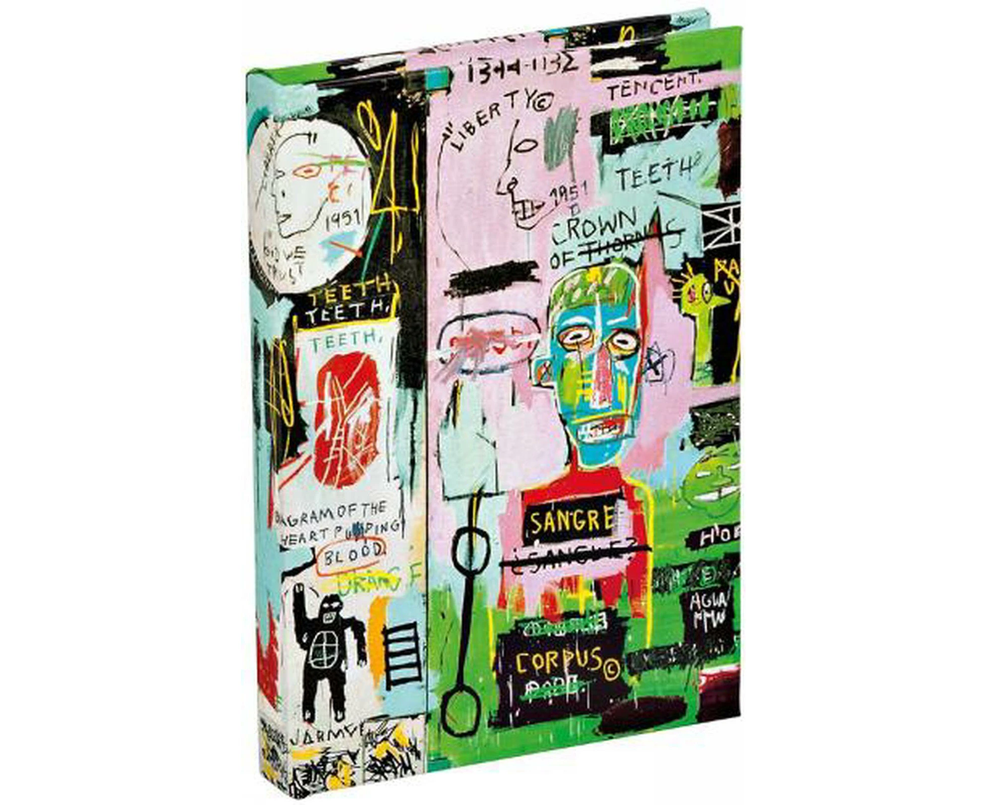 In Italian by Jean-Michel Basquiat Mini Sticky Book