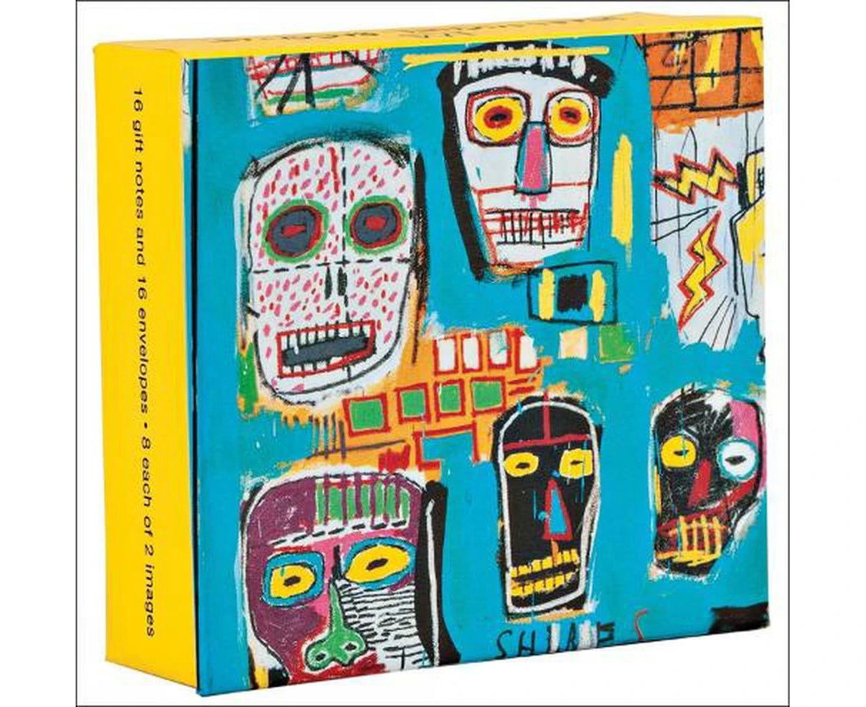 Jean-Michel Basquiat Mini FlipTop Notecard Box