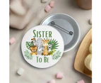 Big Sister To Be Badge Gift Baby Shower Party Decoration Pregnancy Announcement