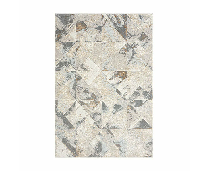 Amber Slate Grey Beige Rug