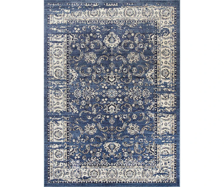 Old World Ziegler Distressed Navy Rug