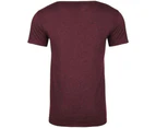 Next Level Apparel Unisex Adult T-Shirt (Maroon Heather) - PC7501