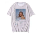 Taylor Swift Taylor Singer Mold Mold Peripheral 3D Digital Printed Round Neck T-Shirt