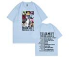 Cotton Taylor Swift Short-sleeved T-shirt Summer Tour Same Style Fashion Brand T-shirt