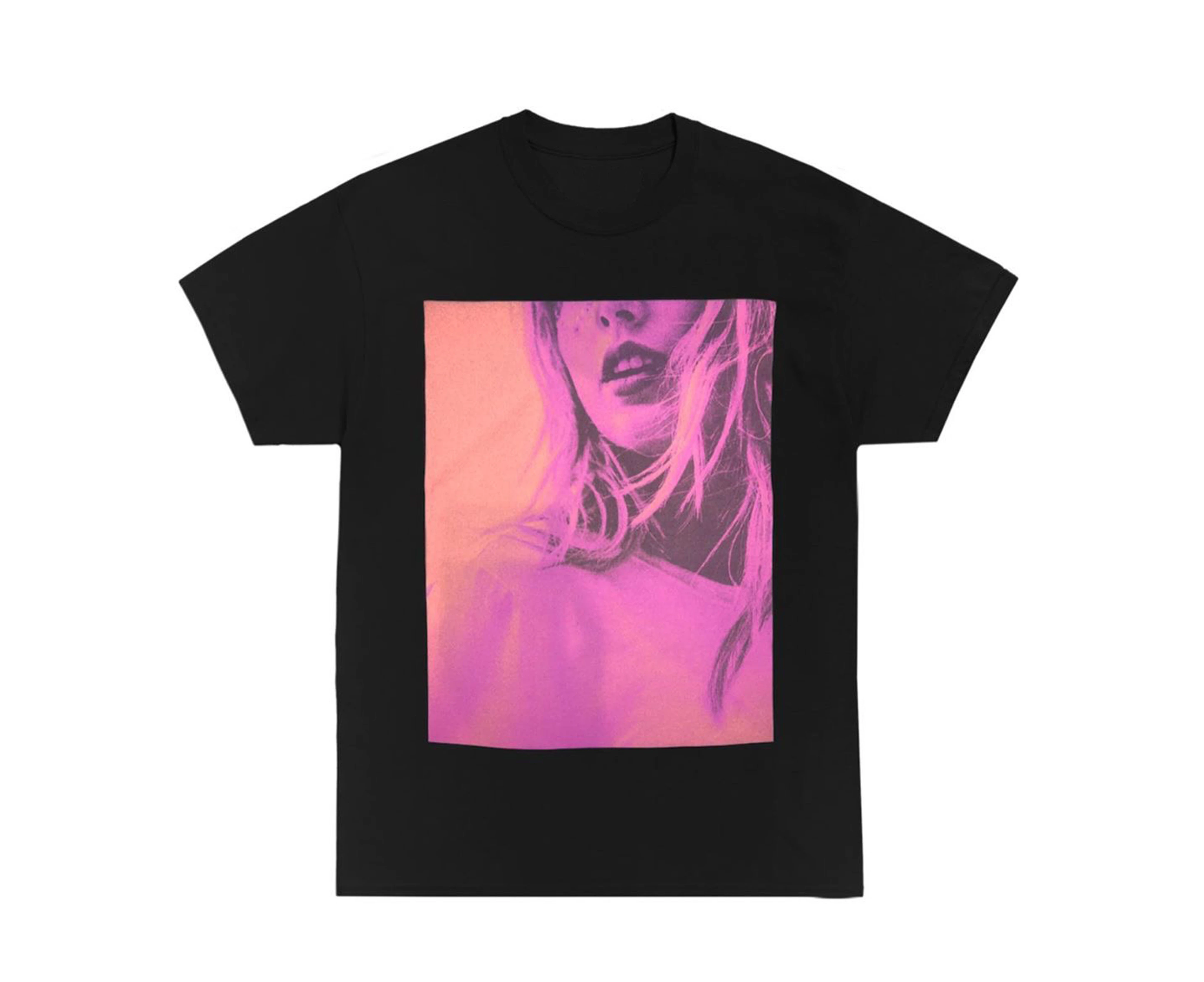 Taylor Swift With LOVER Series TRACKLIST Taylor Round Neck Short Sleeve T-shirt