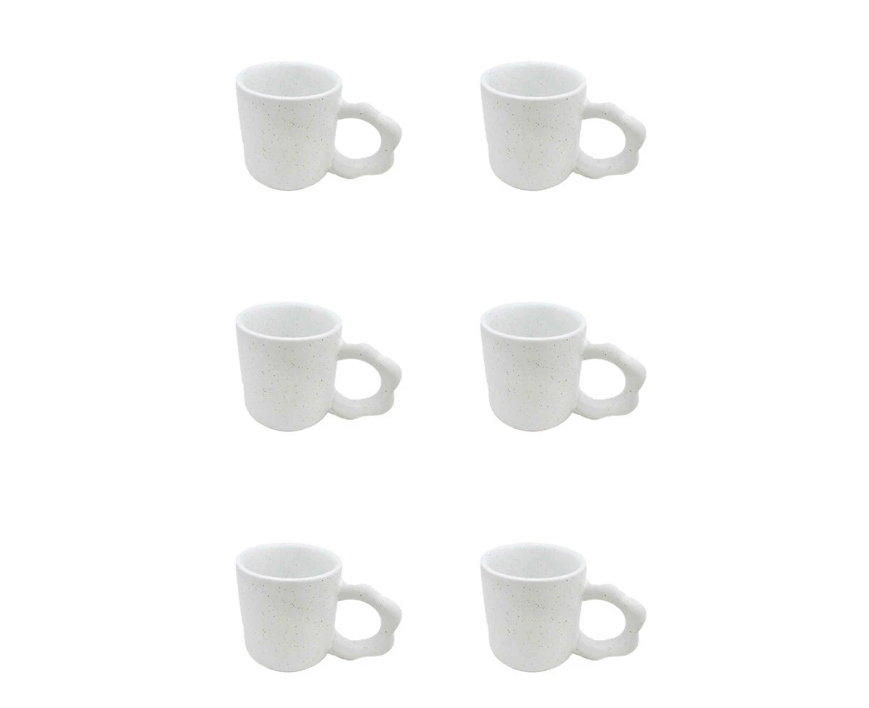 6x Ben David Viva Stoneware Coffee Mug Cup 300ml Drinkware Kitchen Decor Speckle