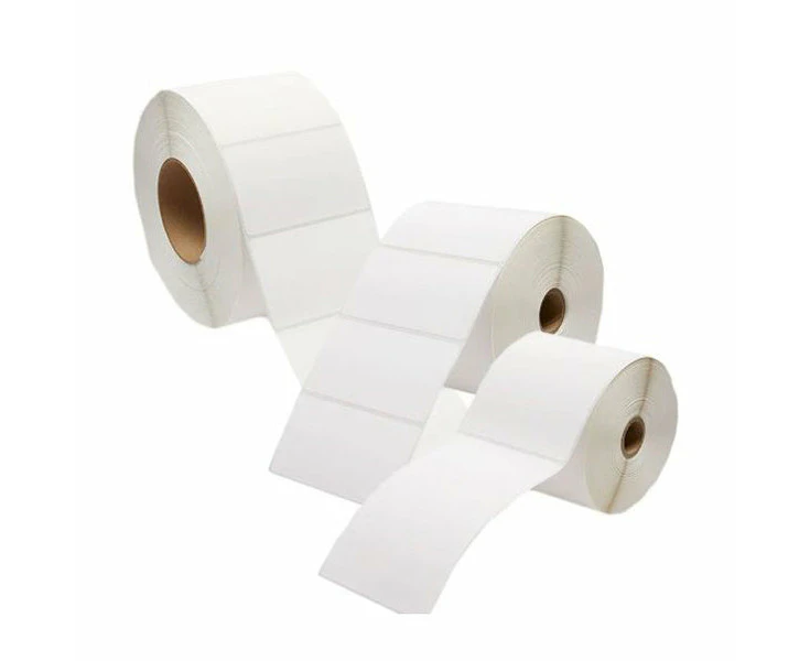 6 Rolls Calibor Label Plain Perm 76X48 1Ac 1000 R 25Mm