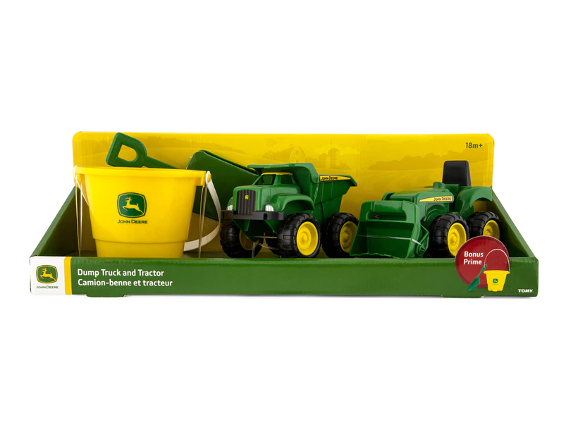 John Deere Dump Truck & Tractor Sand Pit Playset