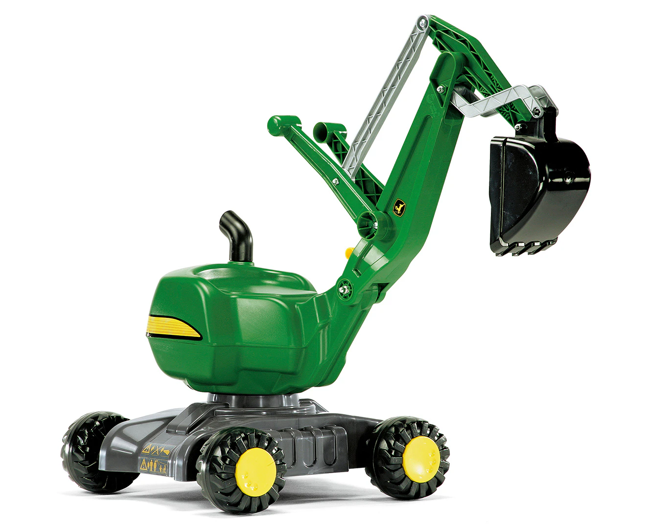 John Deere Kids' Rolly Digger Ride-On Toy