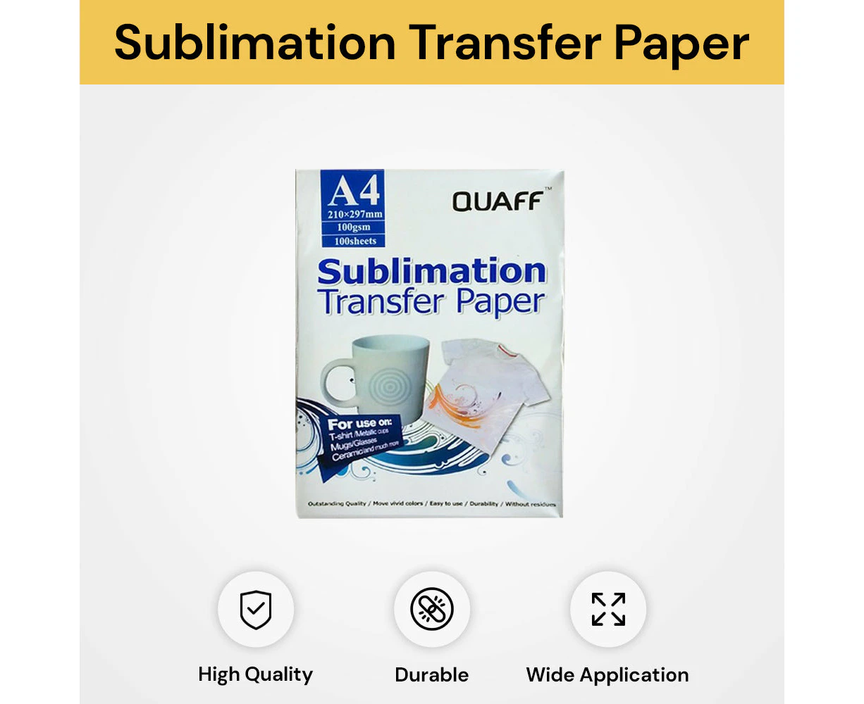 100Pcs A4 Sublimation Transfer Paper