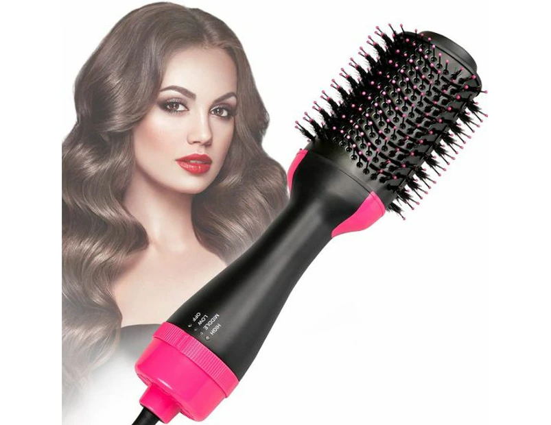 4 in 1 Hot Air Volumizer Stylers Brush Multifunctional Hair Straightener Curler for Salon and Home