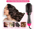 4 in 1 Hot Air Volumizer Stylers Brush Multifunctional Hair Straightener Curler for Salon and Home