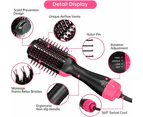 4 in 1 Hot Air Volumizer Stylers Brush Multifunctional Hair Straightener Curler for Salon and Home