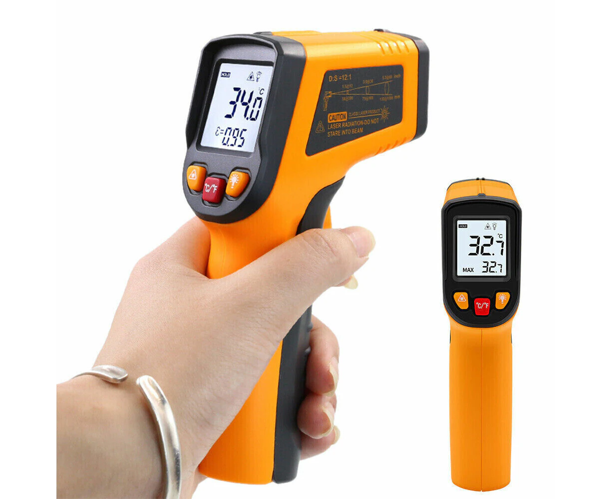 Non-contact Digital Laser Infrared Thermometer LCD IR Temp Meter Temperature Gun