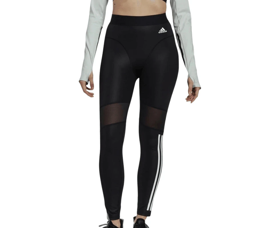 Adidas Womens Hyperglam 3-Stripes 7/8 Leggings