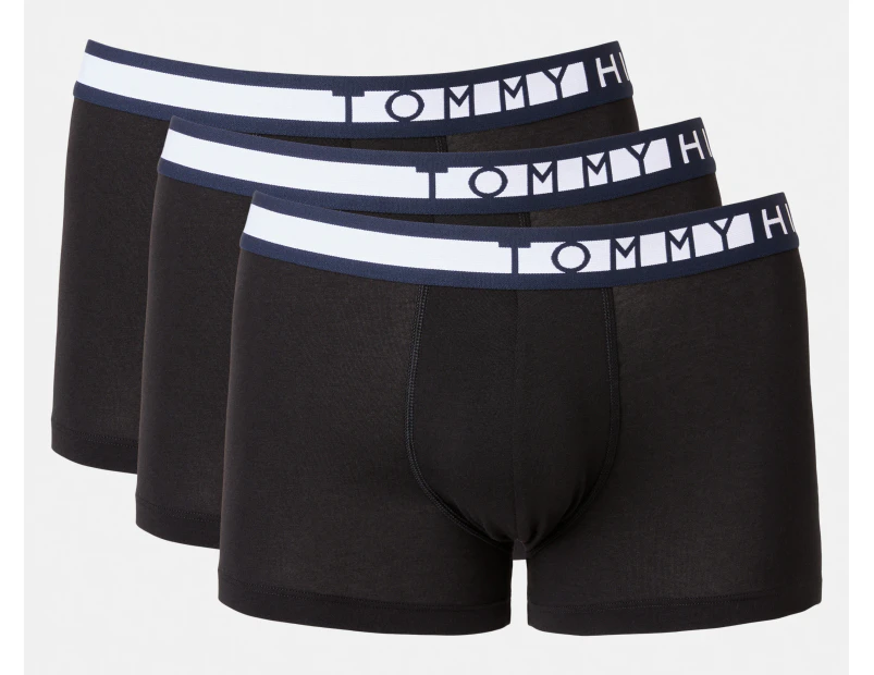 Tommy Hilfiger Men's Organic Cotton Briefs 3-Pack - Black