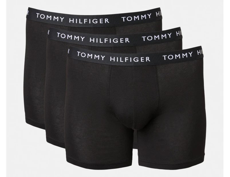 Tommy Hilfiger Men's Recycled Essentials Boxer Briefs 3-Pack - Black