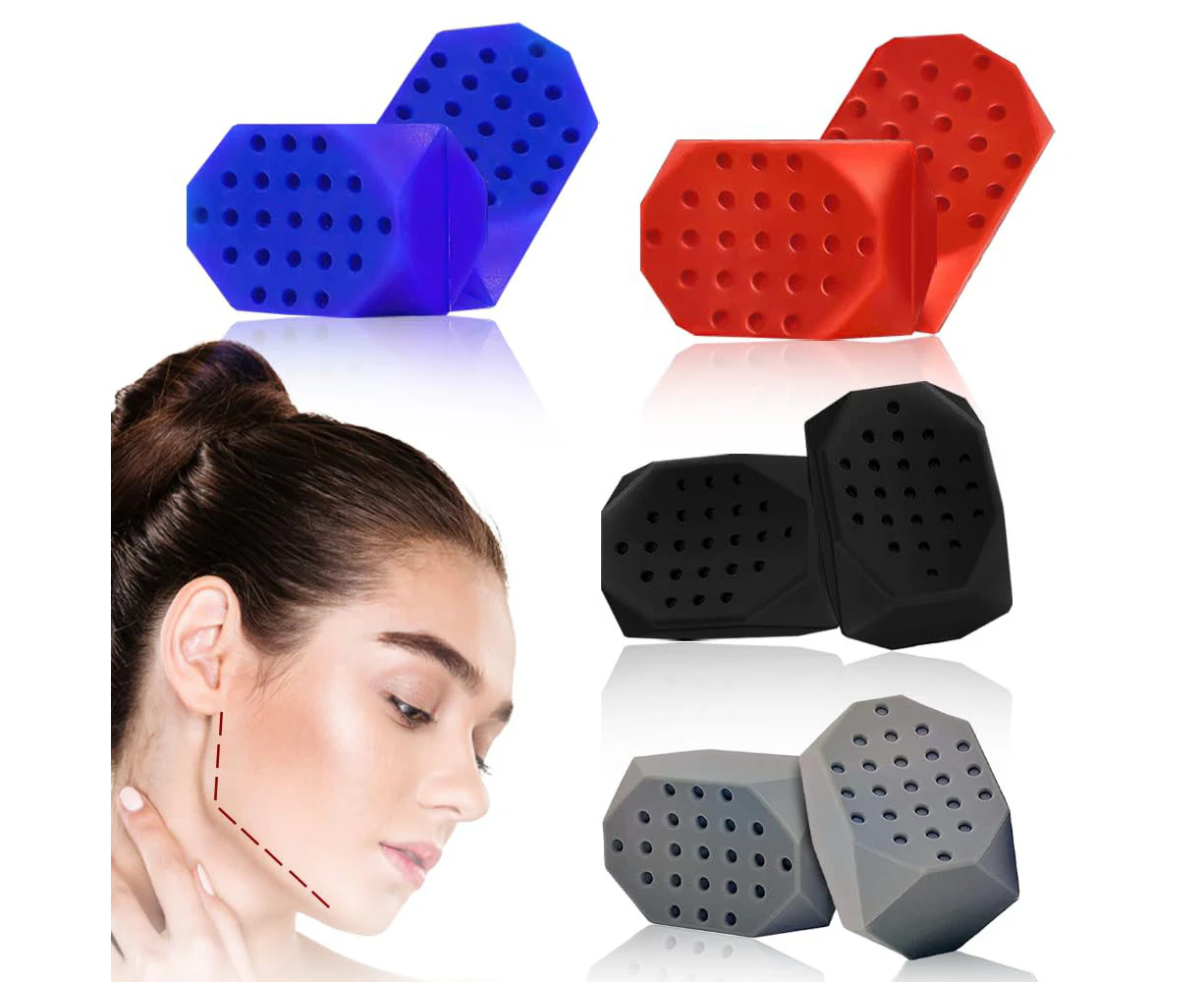 8PCS Jawline Exerciser Jawline Shaper Facial Fitness Muscle Trainer for Men & Women Jaw Trainer Strengthener Jawstyle and Jaw Trainer