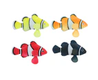 Silicone Bionic Luminous Clownfish Fish Swim Decoration for Fish Tank Aquarium