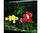 Silicone Bionic Luminous Clownfish Fish Swim Decoration for Fish Tank Aquarium