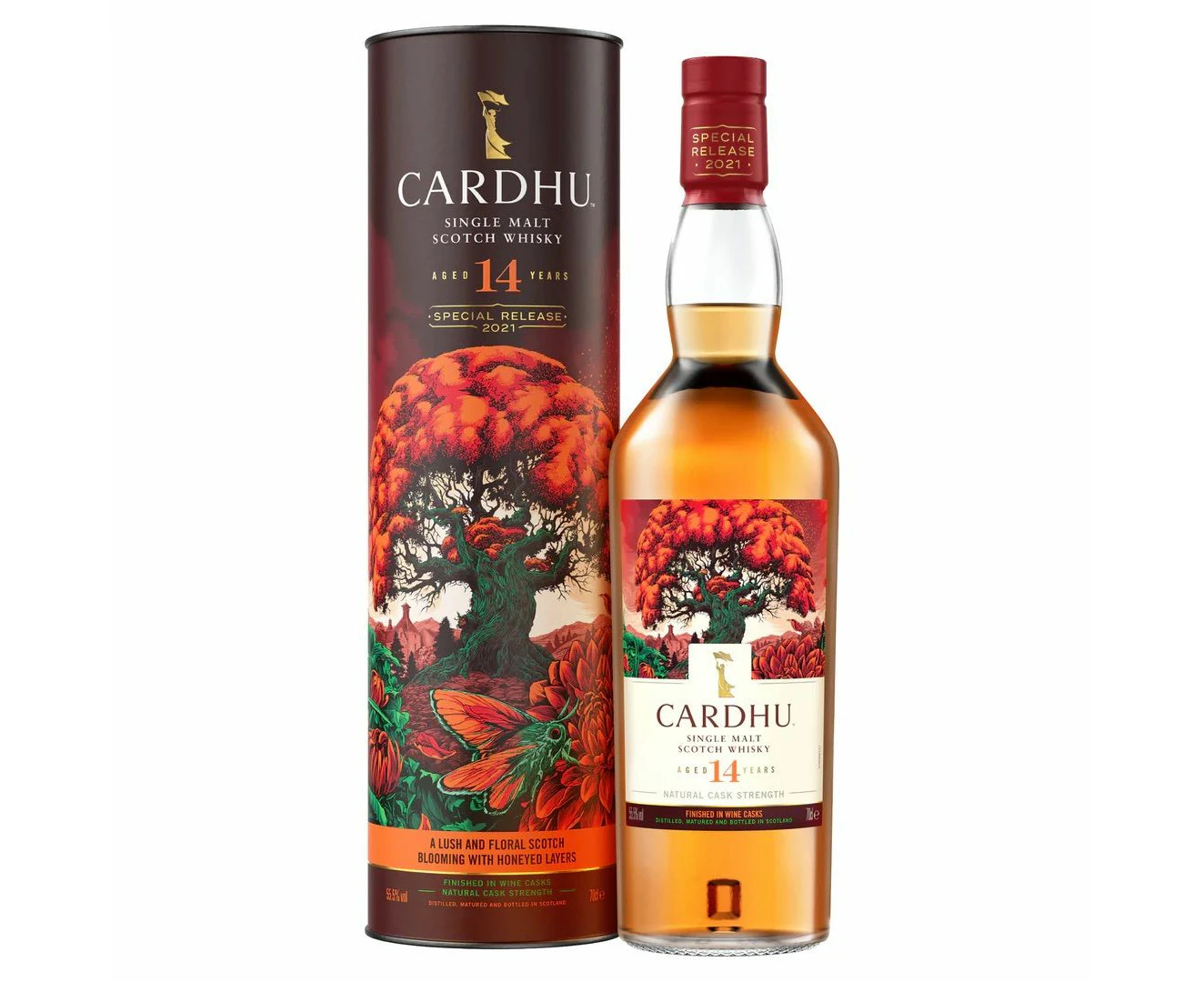 Cardhu 14Yo - Legends Untold 2021 The Scarlet Blossoms Of Black Rock Whiskey 700ml