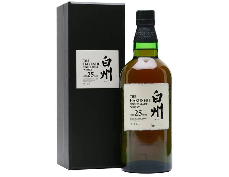 Hakushu 25Yo Single Malt Japanese Whisky 700ml