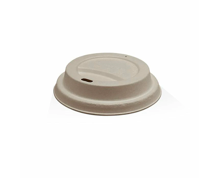 Bagasse Lid - 8*/12/16/20oz (90mm) Natural 1000pc