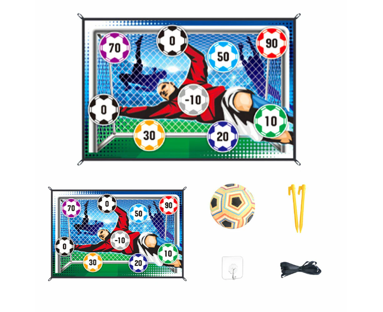 Portable Soccer Goal Set With Soccer Indoor Outdoor Soccer Ball Game Set for Kids-Yellow Soccer