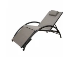 Dockside Sun Lounger - Aluminum Haven